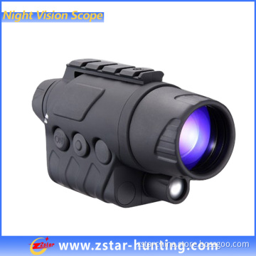 Lens 3X, 5X Optional Versatile Wide Field of View Night Vision Monocular Scope Googles with IR Illuminator (ZSNV0016)